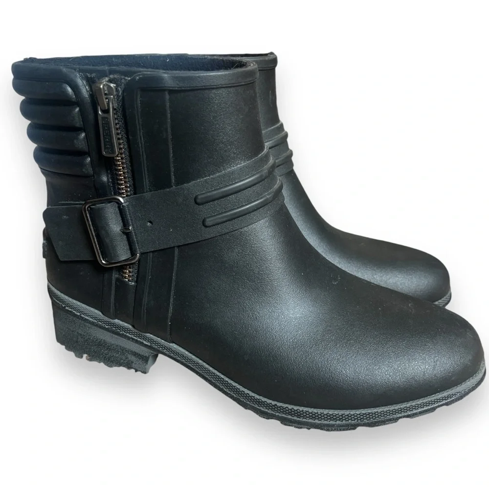 SPERRY AERIAL BECK WATERPROOF RAINBOOTS Black MOTO